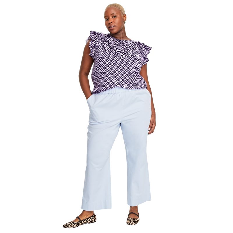 Trendy Plus Size Pull-On Chino Pants